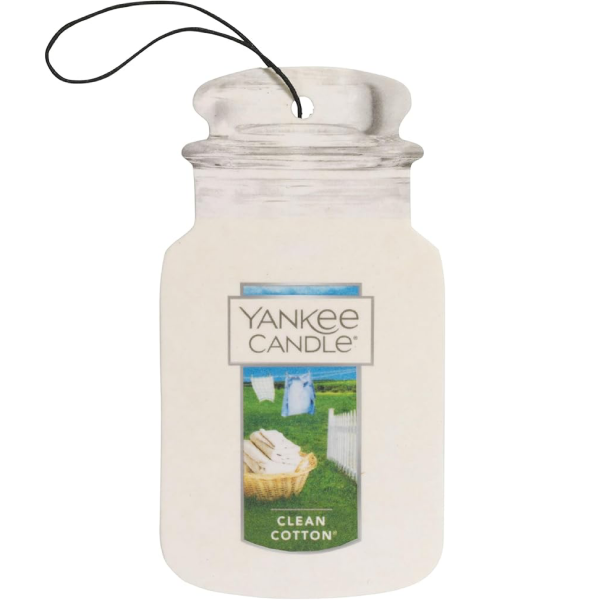 Clean Cotton Yankee Candle 2D Scented Hanging Air Freshener