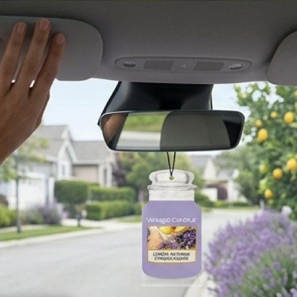 Lemon Lavender Yankee Candle 2D Scented Hanging Air Freshener