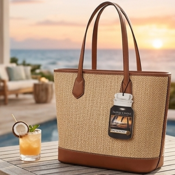 Black Coconut Yankee Candle 2D Scented Hanging Air Freshener