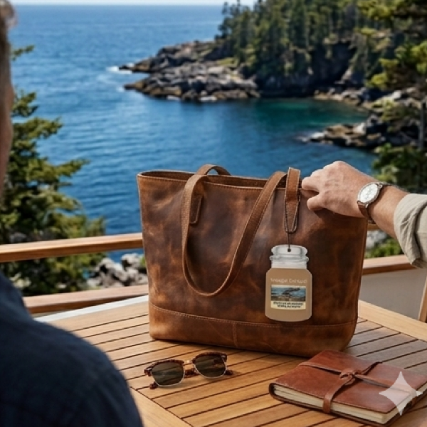 Amber & Sandalwood Yankee Candle 2D Scented Hanging Air Freshener