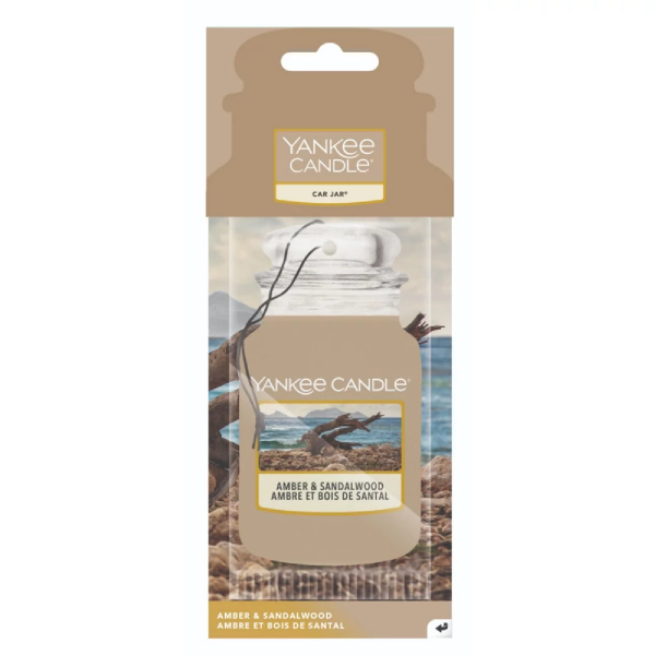 Amber & Sandalwood Yankee Candle 2D Scented Hanging Air Freshener
