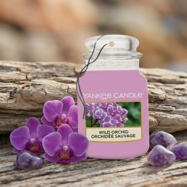 Wild Orchid Yankee Candle 2D Scented Hanging Air Freshener