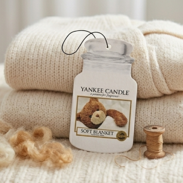 Cotton Blanket Yankee Candle 2D Scented Hanging Air Freshener