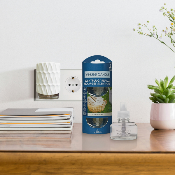 Clean Cotton Yankee Candle ScentPlug Refills (Pack Of 2)
