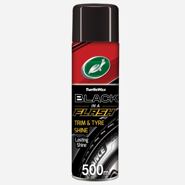 Turtle Wax Black In A Flash Tyre Dressing Spray (500ml)