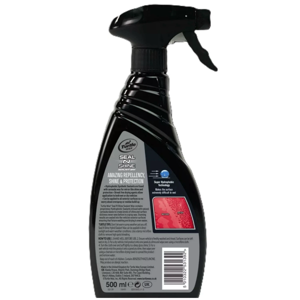 Turtle Wax Hybrid Sealant Hydrophobic Spray Wax (500ml)