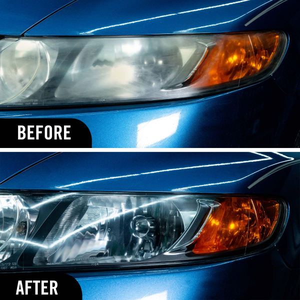 Turtle Wax Headlight Restoration Kit - Oxidation Removal and Lens Renewal