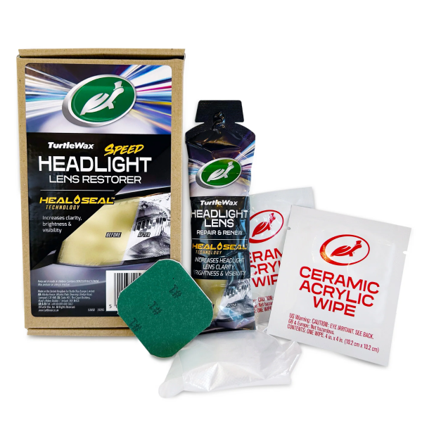 Turtle Wax Headlight Restoration Kit - Oxidation Removal and Lens Renewal