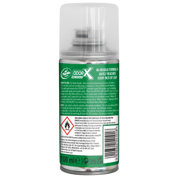 Turtle Wax Savage Ice Odor-X Whole Car Blast (100ml)