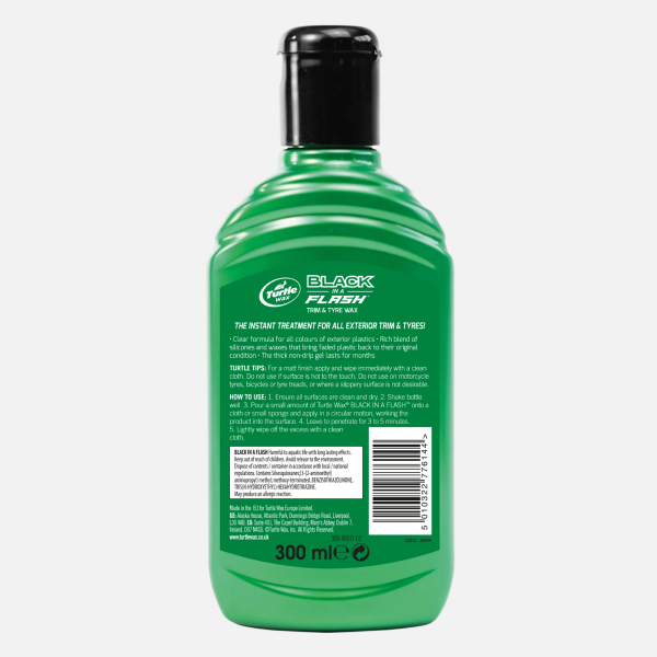 Turtle Wax Black In A Flash Tyre Dressing (300ml)