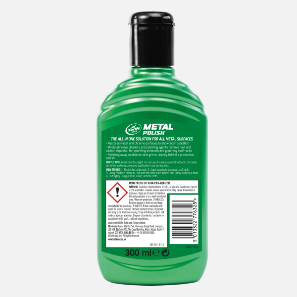 Turtle Wax Metal Polish 300ml