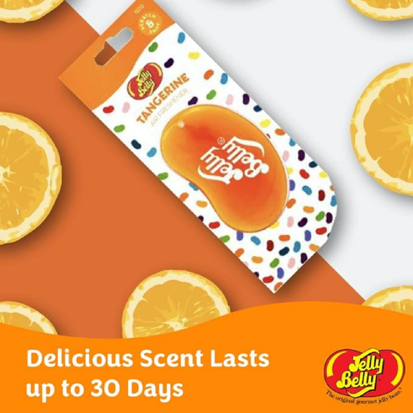 Tangerine 3D Hanging Air Freshner From Jelly Belly