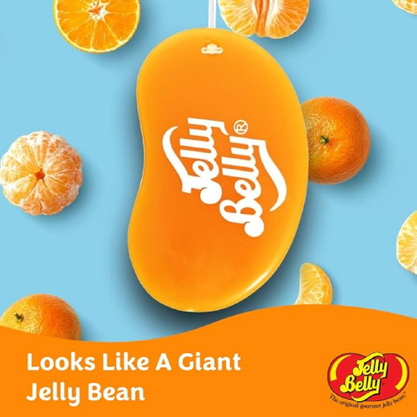 Tangerine 3D Hanging Air Freshner From Jelly Belly