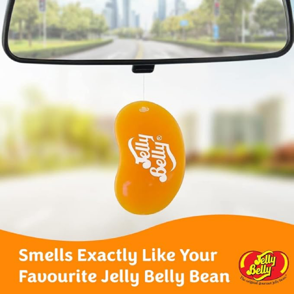 Tangerine 3D Hanging Air Freshner From Jelly Belly