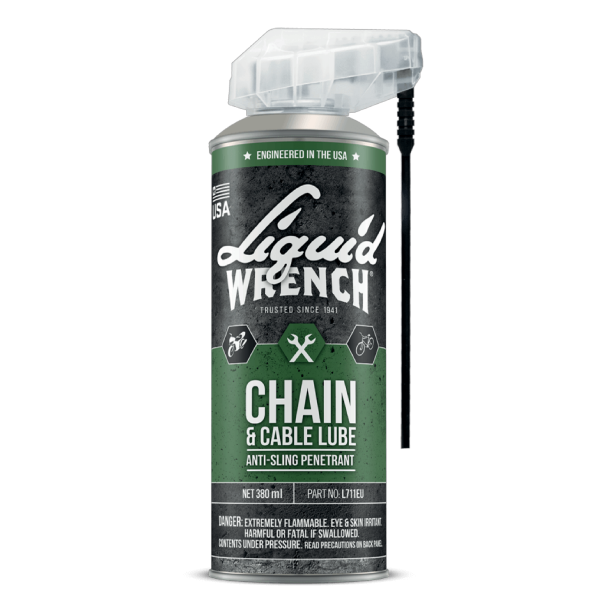 Liquid Wrench Chain & Cable Lubricant With Teflon - Smart Straw (400ml)