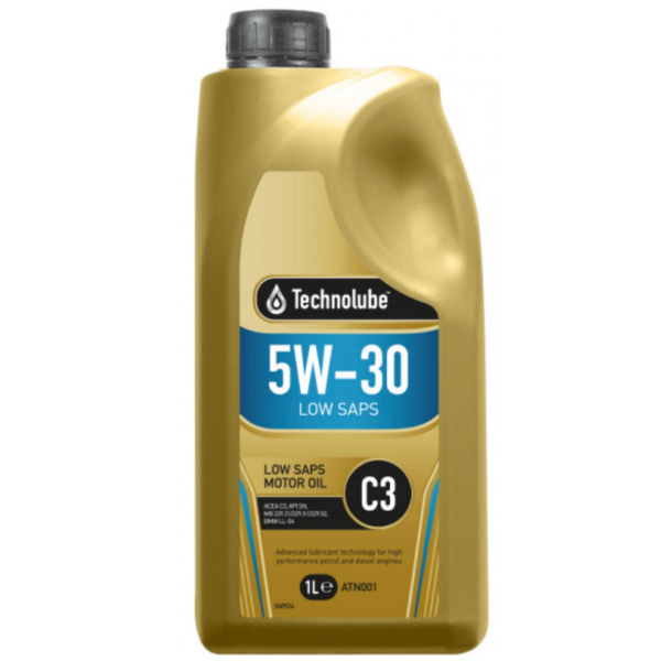 Technolube ATN001 - 5W30 C3 Fully Synthetic, Low SAPS Engine Oil (1Litre)