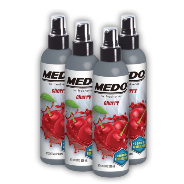 Medo Cherry Scented Pump Spray Air Freshener (236ml)