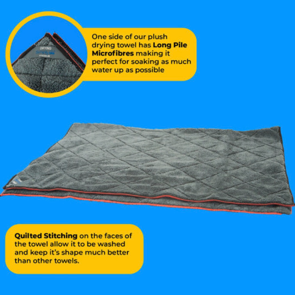 Large Plush Drying Towel - 6 Square Foot