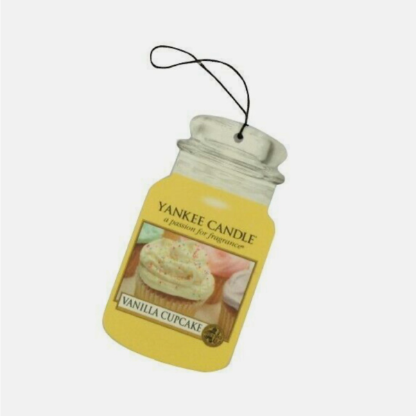 Vanilla Cupcake Yankee Candle 2D Scented Hanging Air Freshener
