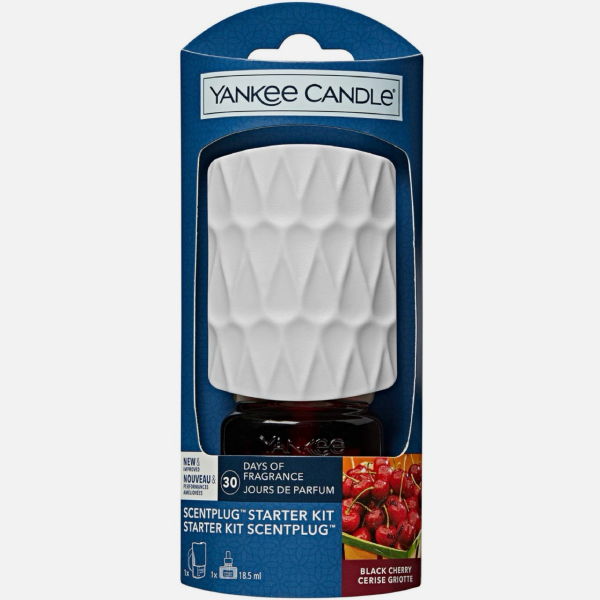 Black Cherry Yankee Candle ScentPlug Starter Kit (Plug & Refill)