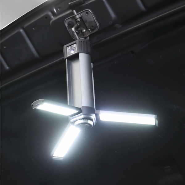 Sealey Rechargeable Flexible Floodlight with Tripod -24W COB LED & 5W SMD LED