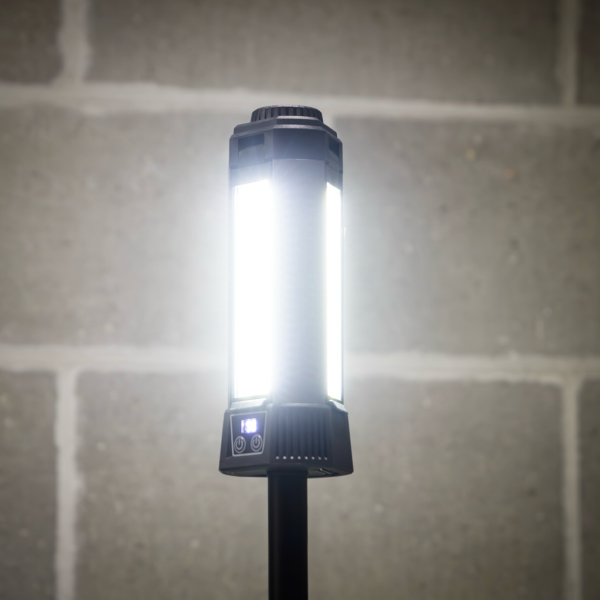 Sealey Rechargeable Flexible Floodlight with Tripod -24W COB LED & 5W SMD LED