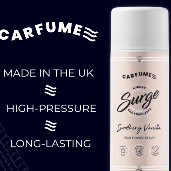 Soothing Vanilla Scented Carfume Air Freshener - Surge Can