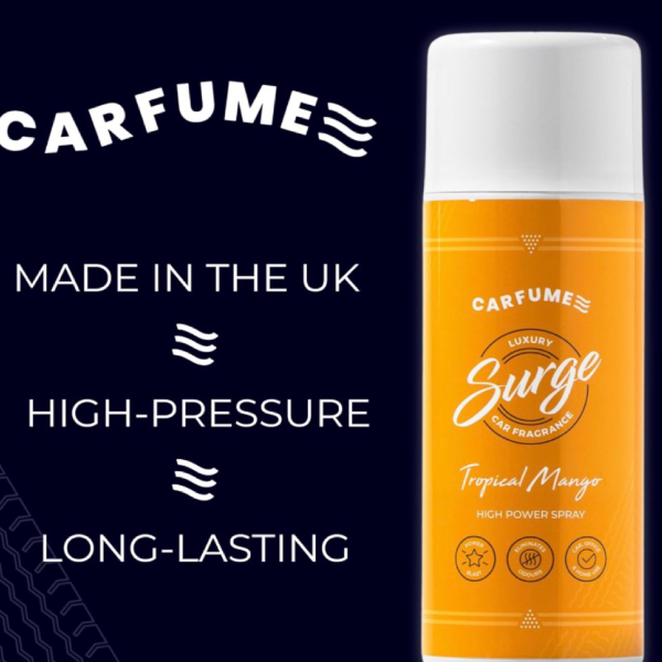 Tropical Mango Scented Carfume Air Freshener - Surge Can