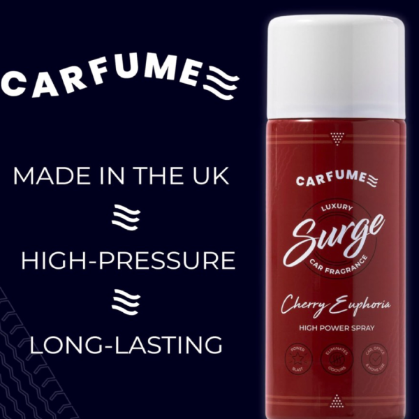Cherry Euphoria Scented Carfume Air Freshener - Surge Can
