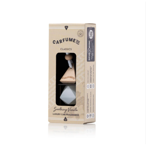 Soothing Vanilla Carfume Car Air Freshener Diffuser