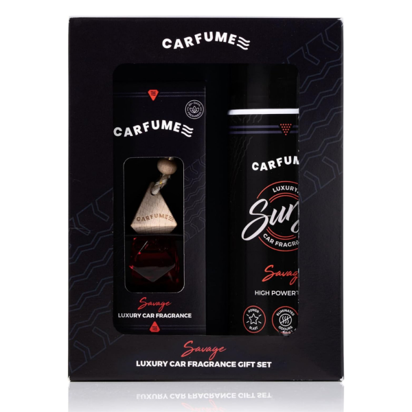 Savage Carfume Car Air Freshener Gift Set