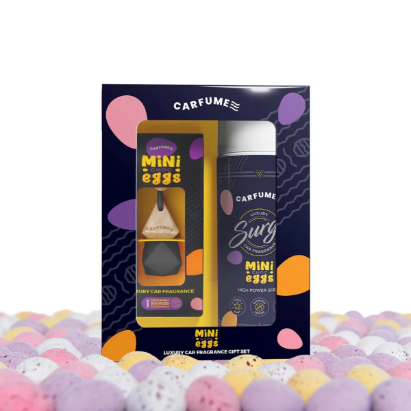 Mini Choc Egg Carfume Car Air Freshener Gift Set