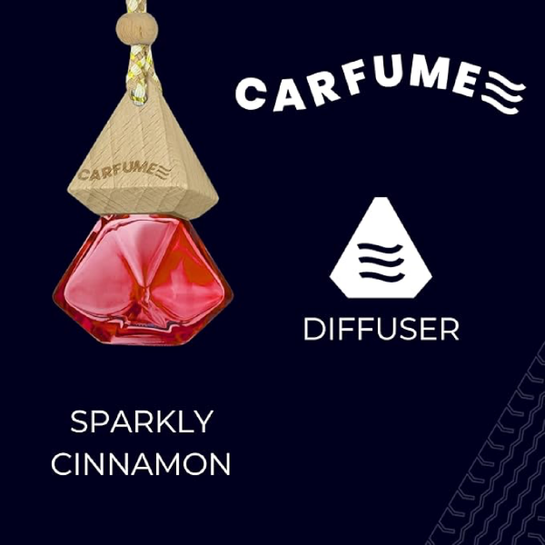 Sparkly Cinnamon Carfume Car Air Freshener Diffuser