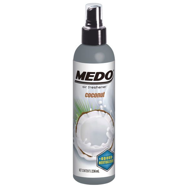 Medo Coconut Scented Pump Spray Air Freshener (236ml)