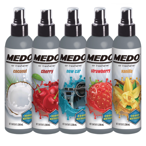 Medo Coconut Scented Pump Spray Air Freshener (236ml)