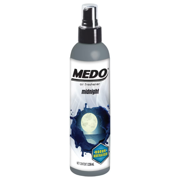 Medo Midnight Scented Pump Spray Air Freshener (236ml)