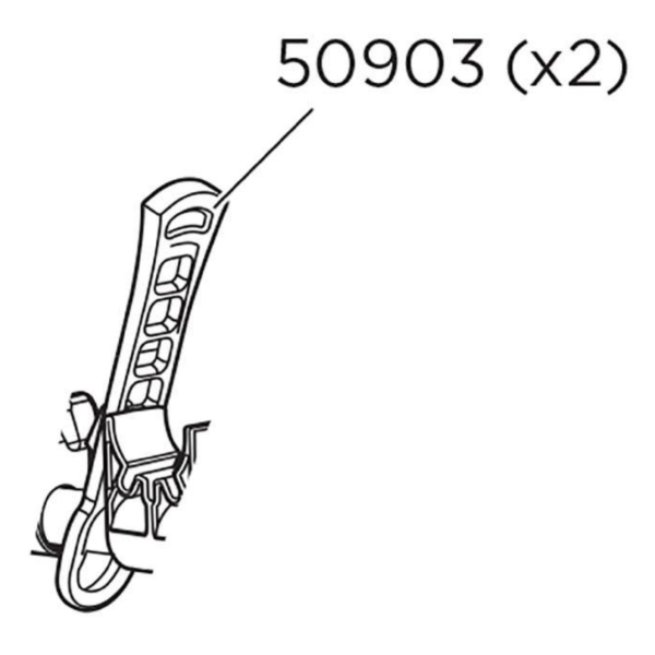 Thule Xpress 970 Cradlestraps x2 (50903)