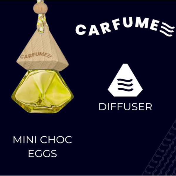 Mini Choc Egg Carfume Car Air Freshener Gift Set