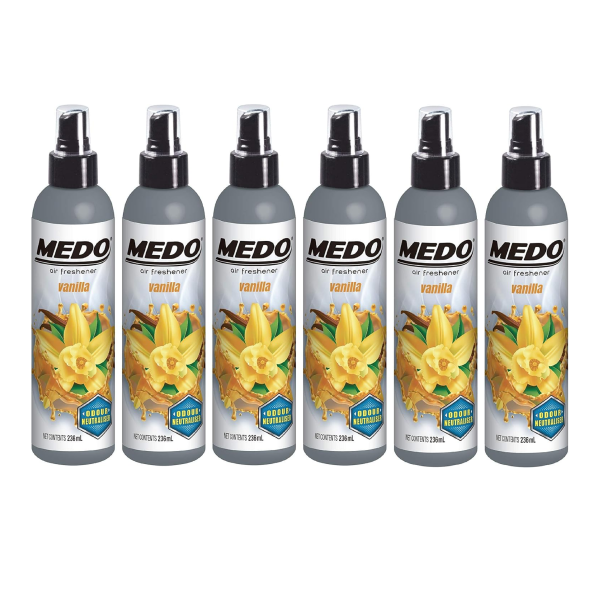 Medo Vanilla Scented Pump Spray Air Freshener (236ml)