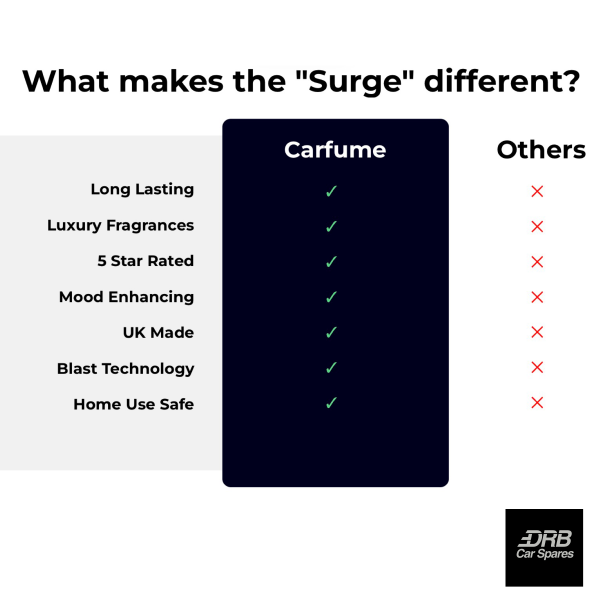 Frozen Black Scented Carfume Air Freshener - Surge Can