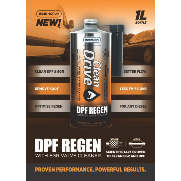 Eco Motive DPF Regen ECR – Professional Diesel Engine & DPF Cleaner (1 Litre)