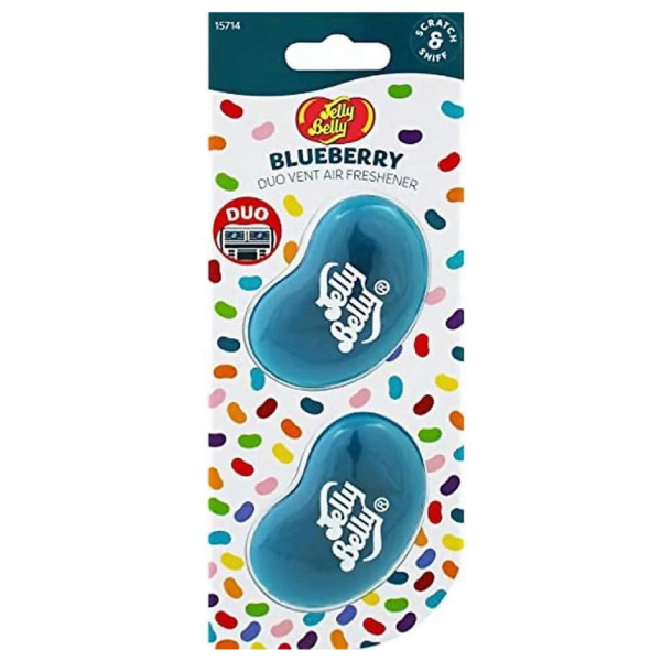 Berry Blue 3D Duo Vent Clip Air Freshners From Jelly Belly