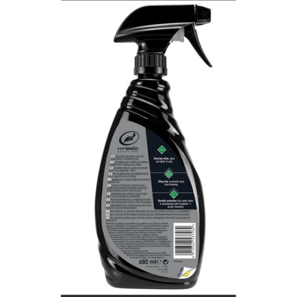 Turtle Wax Hybrid Solutions - Graphene Acrylic Tyre Shine Spray Coating (680ml)