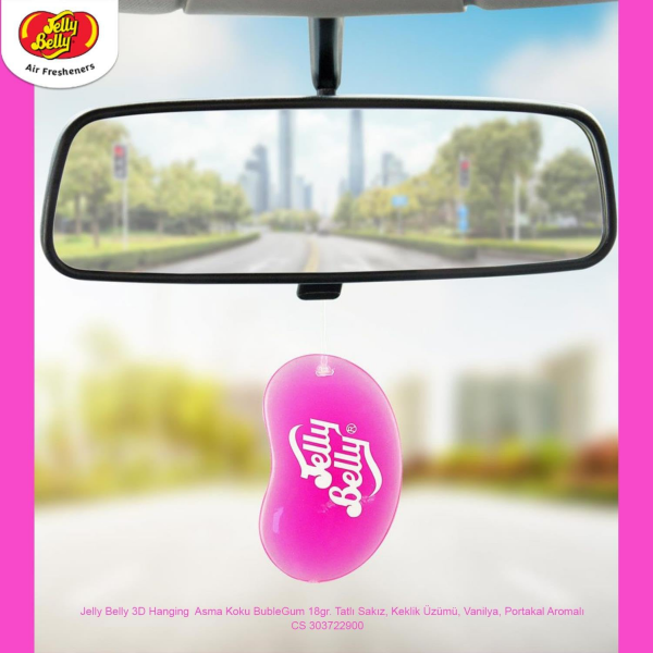 Bubble Gum 3D Hanging Air Freshner From Jelly Belly