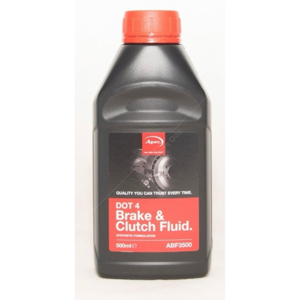 Apec DOT 4 Brake & Clutch Fluid - ABF3500 Synthetic Forulation (500ml)