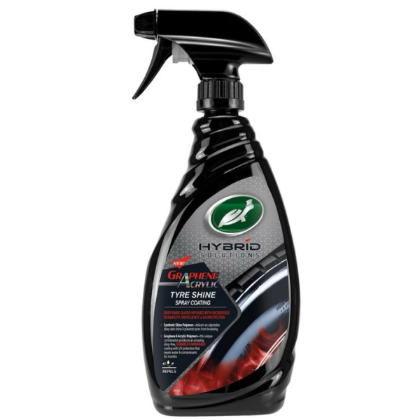 Turtle Wax Hybrid Solutions - Graphene Acrylic Tyre Shine Spray Coating (680ml)