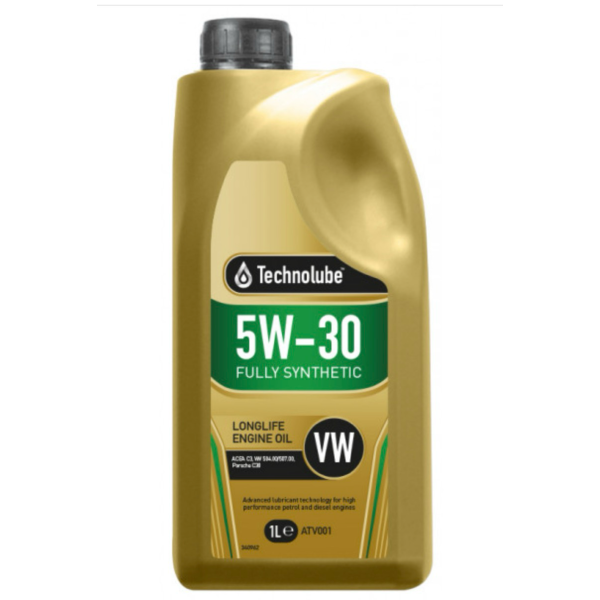 Technolube ATV001 - 5W30 Fully Synthetic VW, Long Life Engine Oil (1Litre)