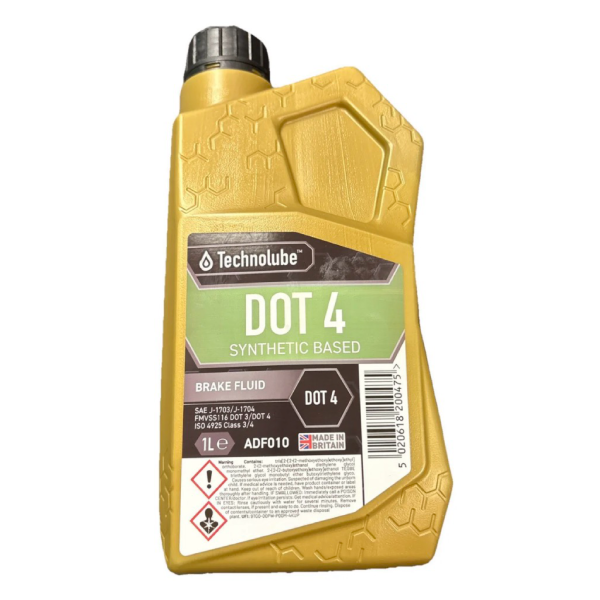 Technolube DOT 4 Brake Fluid - ADF010 (1 Litre)