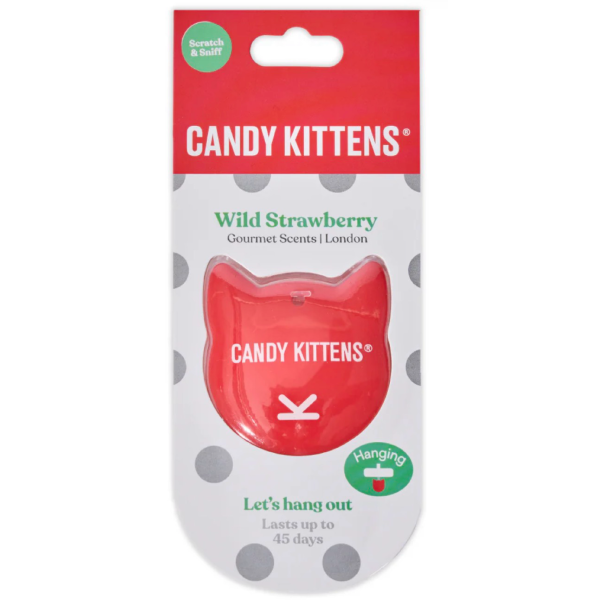 Wild Strawberry 3D Hanging Airfreshner From Candy Kitten