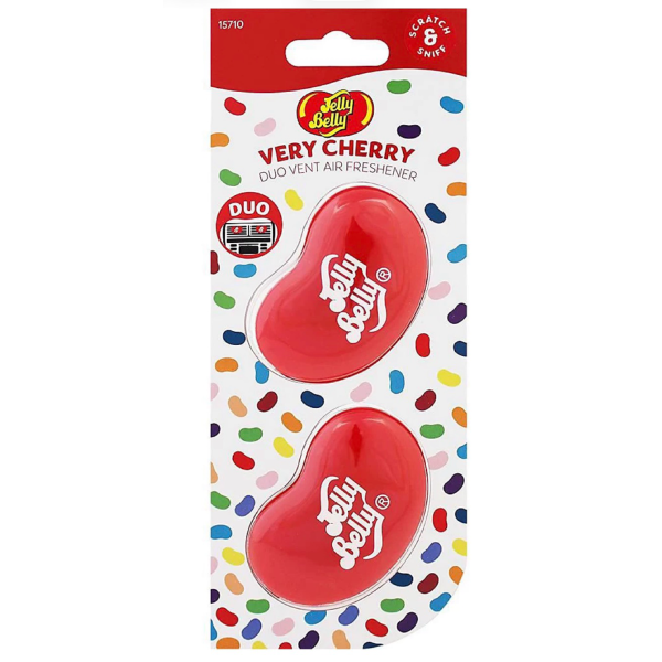 Very Cherry 3D Duo Vent Clip Air Freshners From Jelly Belly